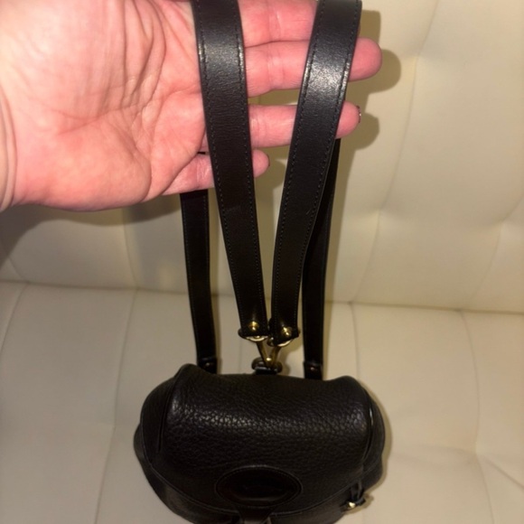 New Vintage! “Dooney & Bourke” Blk AWL Backpack, Earbuds Case & Change Pouch Set main image 8